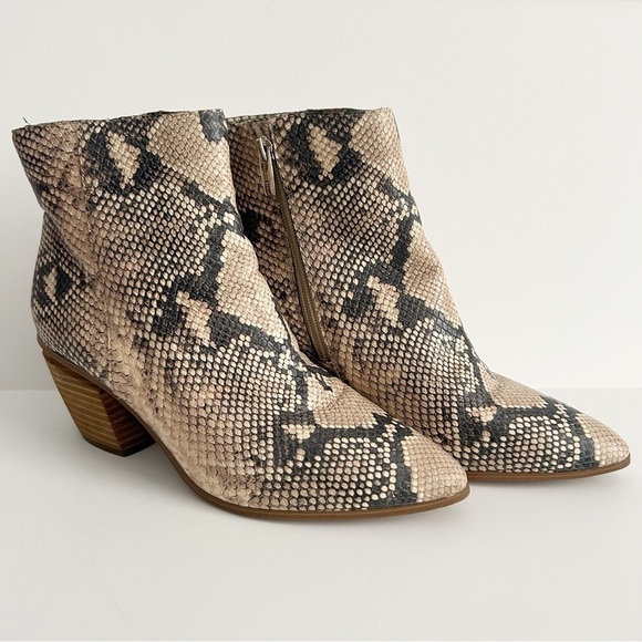 Vince Camuto Snake Print Boots | Size 10 - Picture 2 of 8